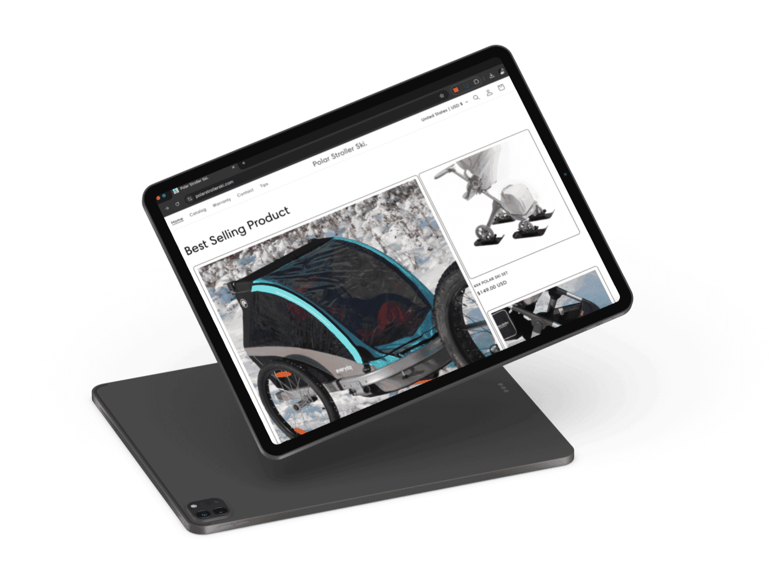 Polar Stroller Ski detail 4